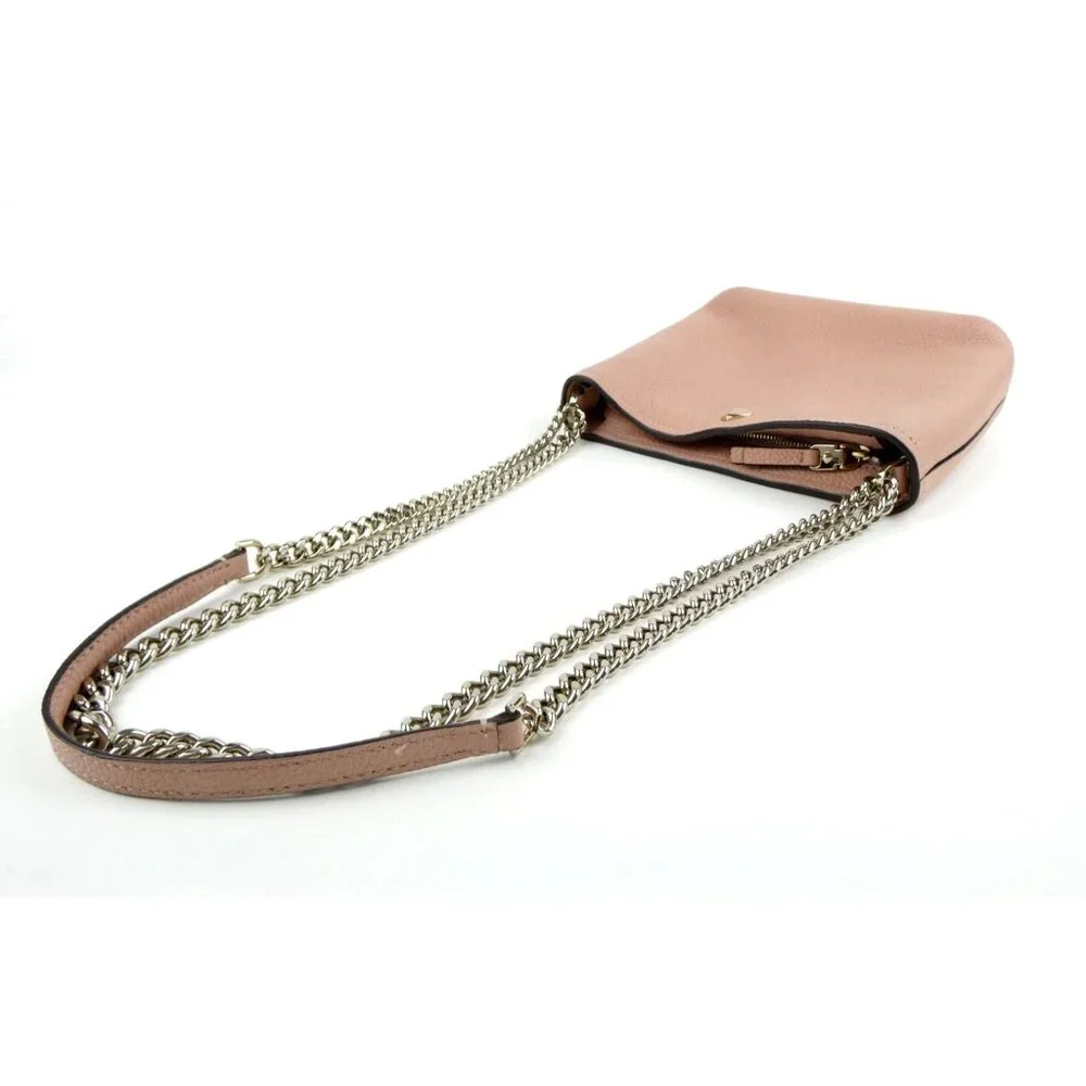 Kate Spade New York Polly Pink Leather Crossbody‎ Shoulder Bag